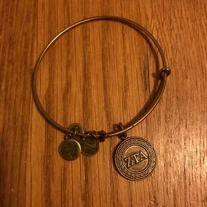 Alex and Ani bracelet Zeta charm